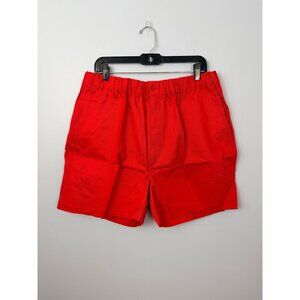 80s Deadstock LL Bean Cotton Twill Mens Shorts Size 42, Red Dad Shorts